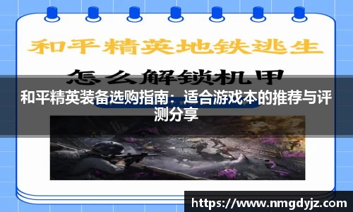 和平精英装备选购指南：适合游戏本的推荐与评测分享